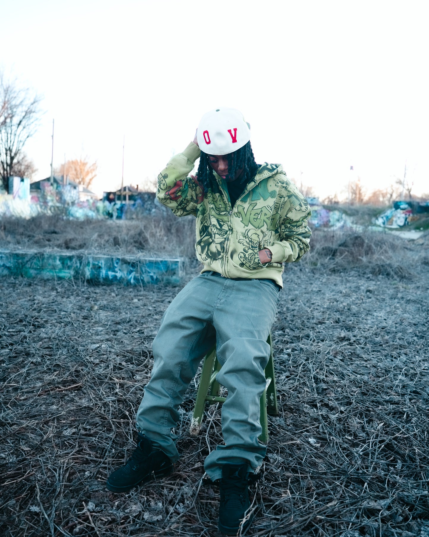 VANDALISM HOODIE (GREEN)